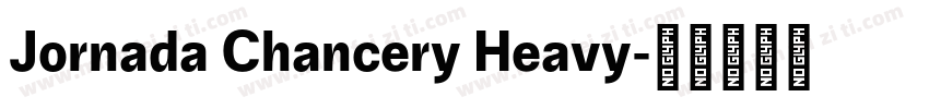 Jornada Chancery Heavy字体转换